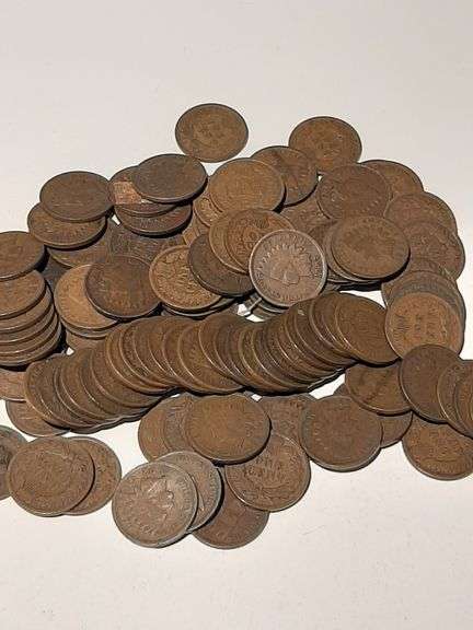 100 Nicer 1900 Era Indian Head Cents.