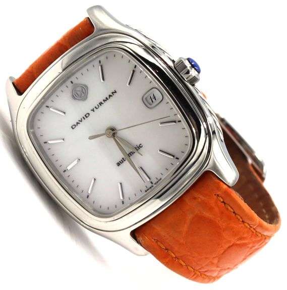 David Yurman Throroughtbred white dial automatic watch