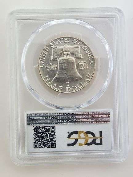 1952-D Franklin Half Dollar, PCGS MS62 FBL