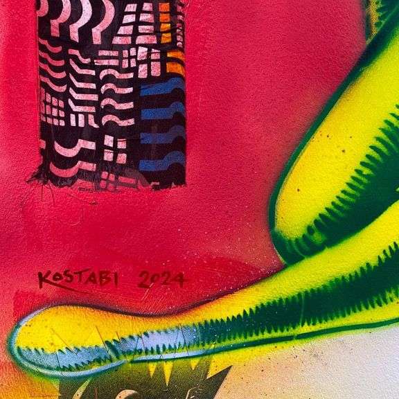 "Static Flow" by Mark Kostabi