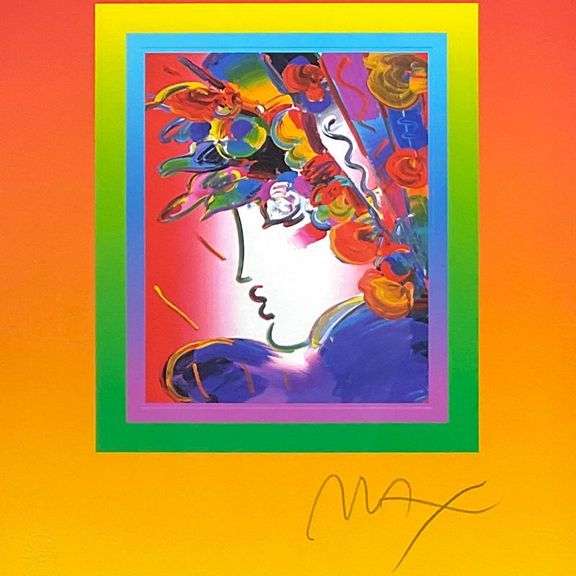 "Blushing Beauty on Blends III" by Peter Max