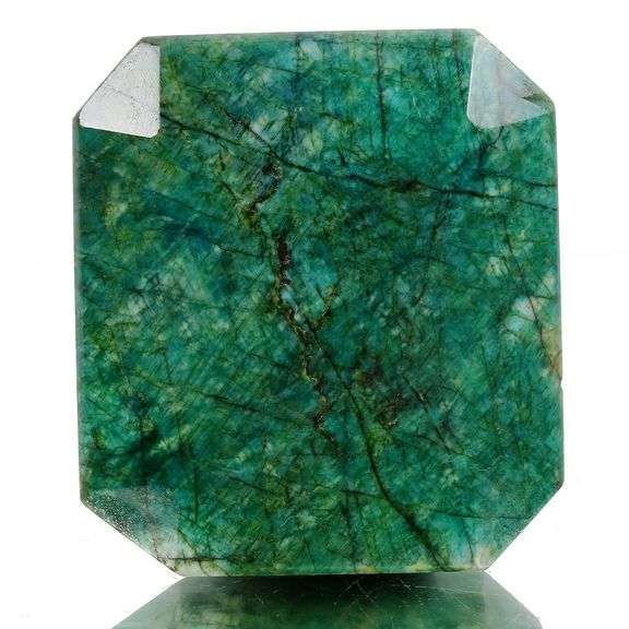 Huge Mined From The Earth Certified 1820 Ct Natural Green Emerald Solitaire