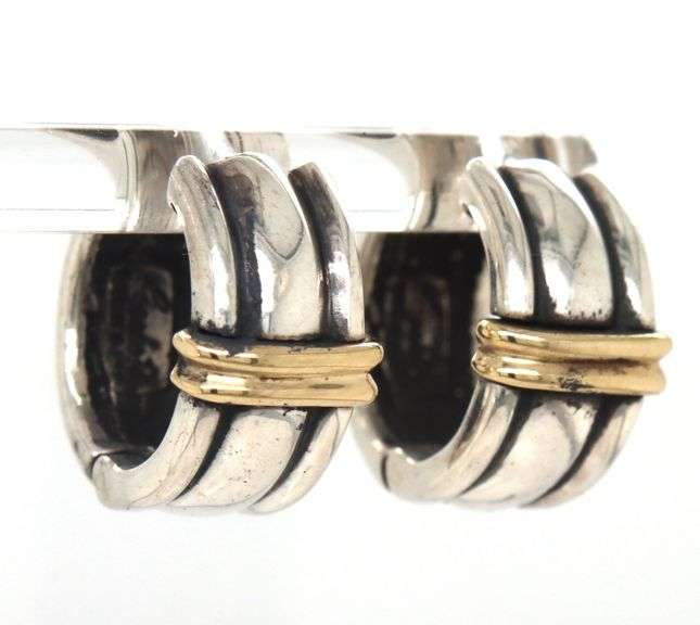 925 Sterling silver hoop earrings