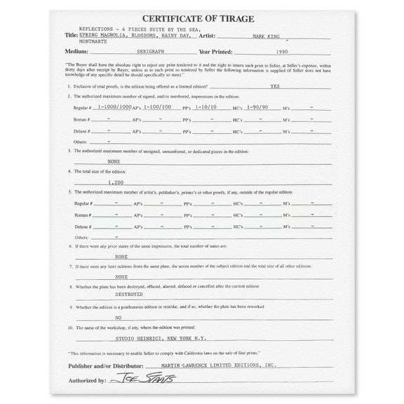 "By The Sea" by Mark King (1931-2014)