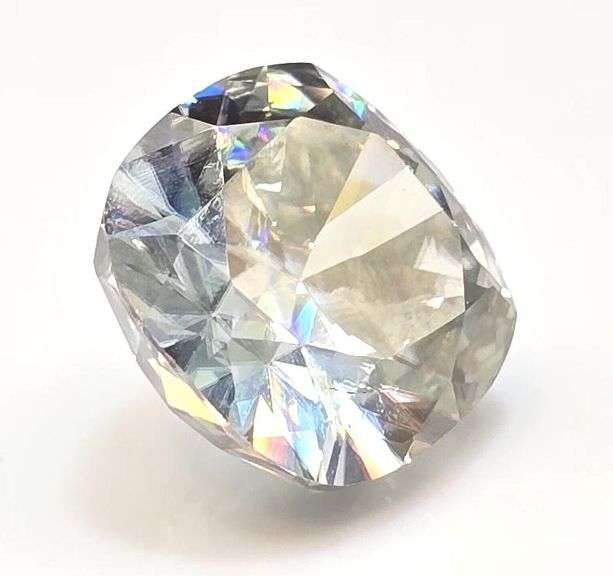 Huge 11 Ct Sparkling White Lab Simulated Cushion Cut Diamond Solitaire