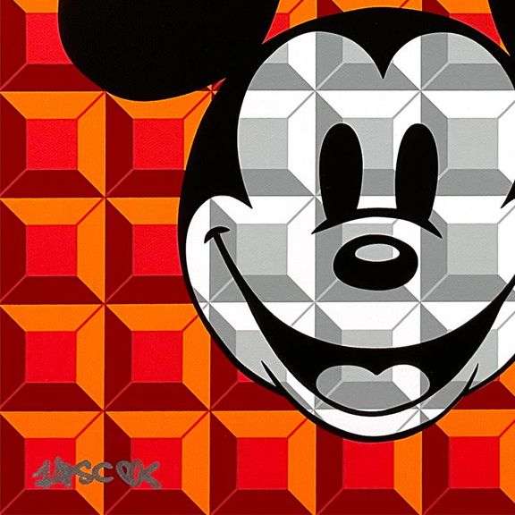 "Red 8-Bit Mickey" by Tennessee Loveless