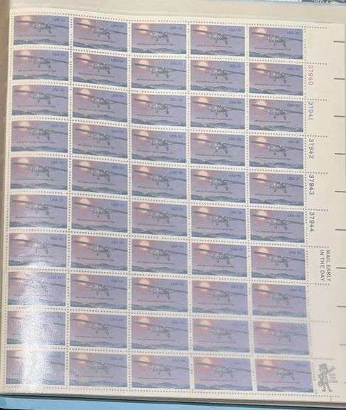 Twenty 13 Cent Mint US Sheets