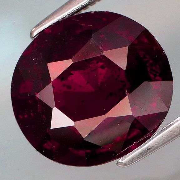 Black cherry! 5.99ct untreated Mozambique Garnet!