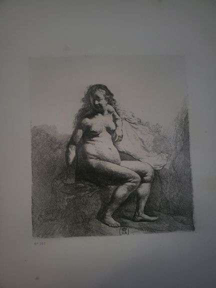 Collection of 15 Very Rare Etchings After Rembrandt (c. 1880)