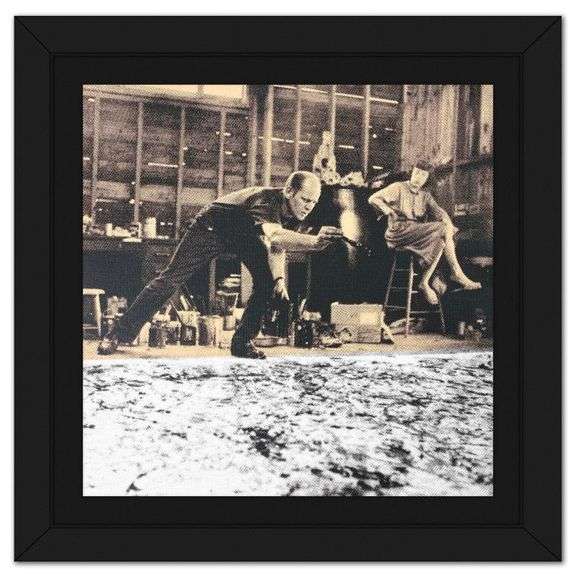 "Jackson Pollock" by Steve Kaufman (1960-2010)