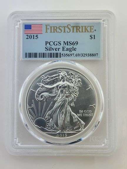 2015 American Silver Eagle, PCGS MS69