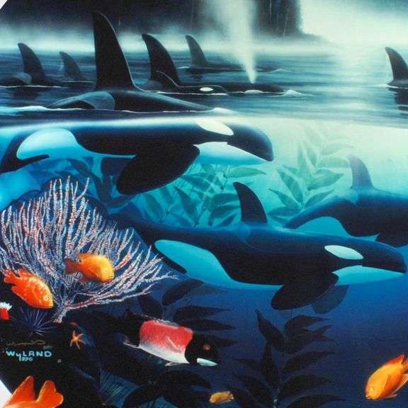 "Orca Journey" by Wyland