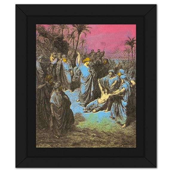 "He Who Casts the First Stone" by Steve Kaufman (1960-2010)