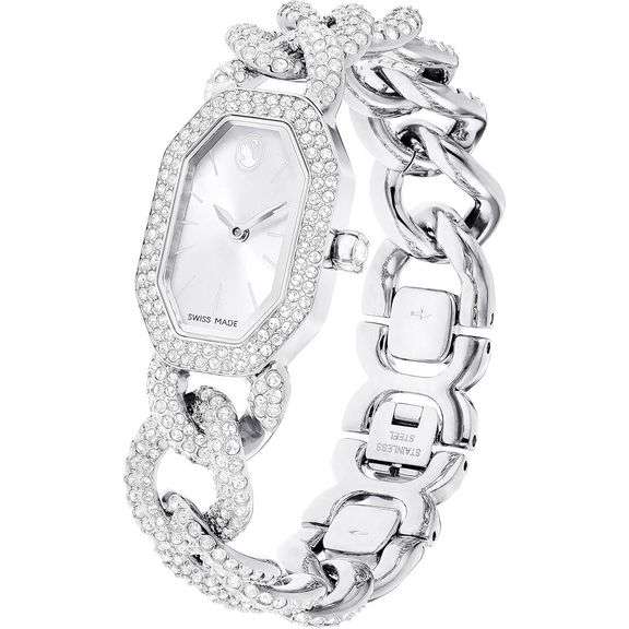 Stainless Steel Swarovski Crystal Watch