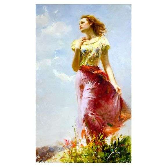 "Wind Swept" by Pino (1939-2010)