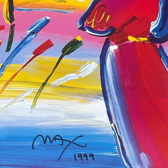 "Walking in Reeds" by Peter Max