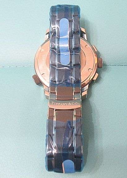 TIFFANY & COMPANY MEN'S CHRONOGRAPH WATCH, NEW