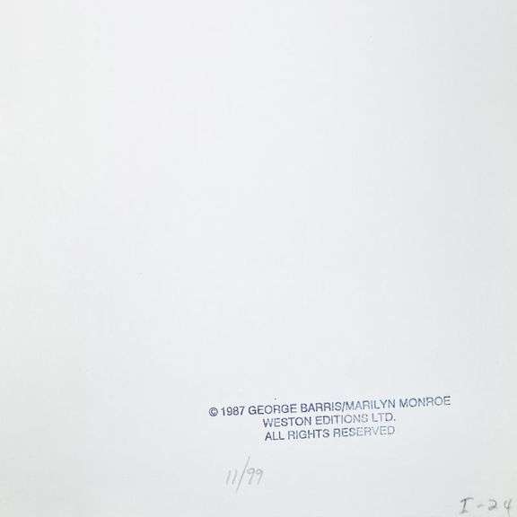 "Marilyn Monroe: The Last Shoot" by George Barris (1922-2016)