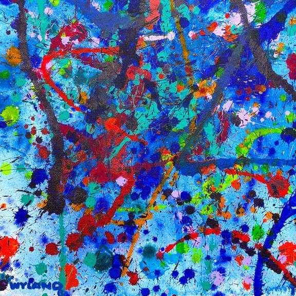 "Untitled Abstract" by Wyland