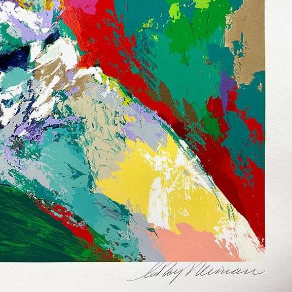 "Mike Piazza" by LeRoy Neiman (1921-2012)