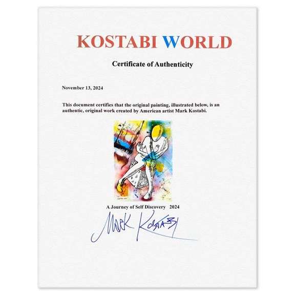 "A Journey of Self Discovery" by Mark Kostabi