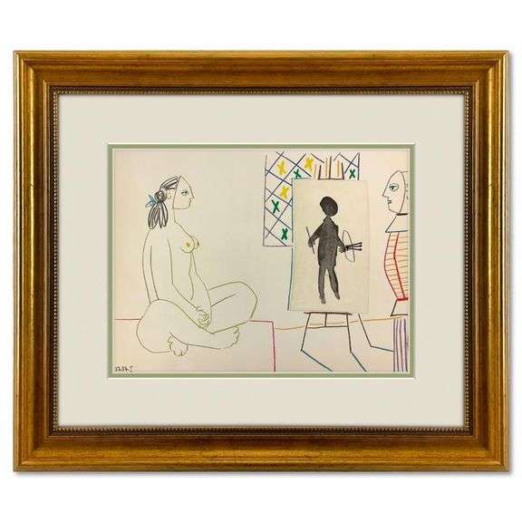 "La Comedie Humaine 3.2.54-I" by Pablo Picasso (1881-1973)