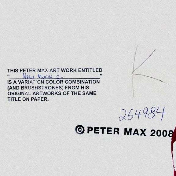 "New Moon 2" by Peter Max