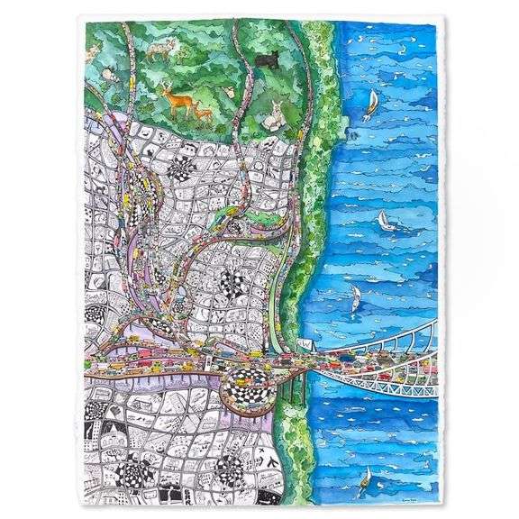 "Another Day on the George Washintgon Bridge" by Linnea Pergola