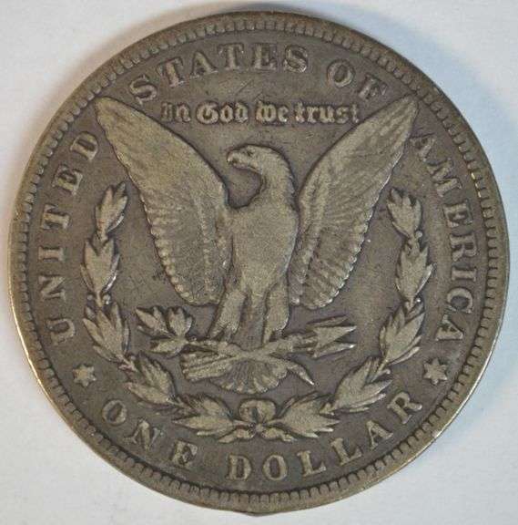 Rare key date 1893-P Morgan Silver Dollar. Nice circ