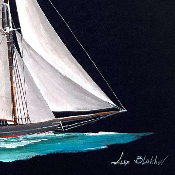 "Canadian Yacht Schooner" by Alex Blokhin
