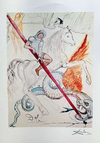 Limited Edition Salvador Dali, St. George and the Dragon