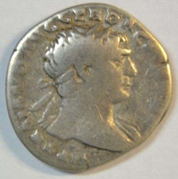 Scarce Emperor Trajan Roman Silver Denarius, 98-117 AD