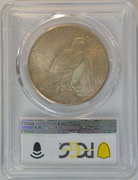 Creamy-white Choice BU 1926 Peace Silver Dollar. PCGS MS63