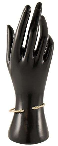 David Yurman 0.27ctw Diamond Petite Helena Cablespira Bracelet in 18K