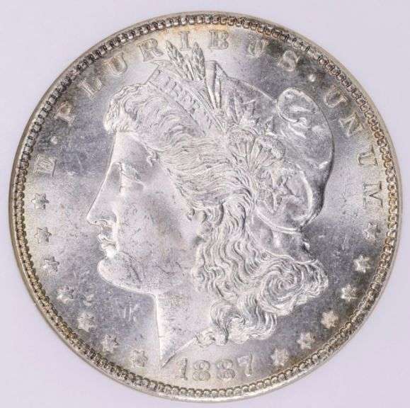 Superb BU 1887 Philadelphia Minted Morgan Silver Dollar!
