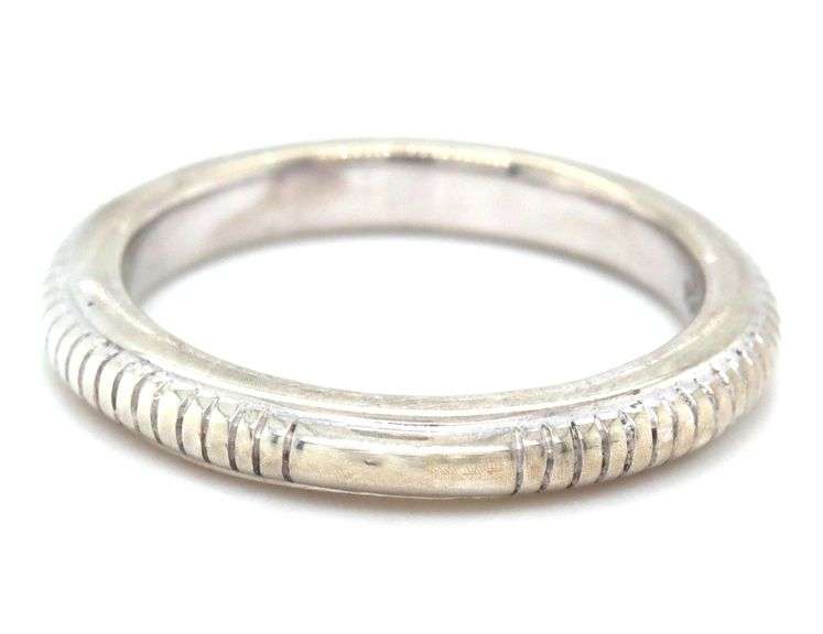 925 Sterling silver Judith Ripka Verona stackable band