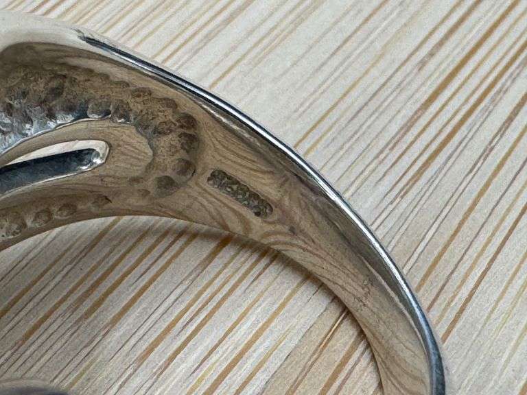 Sterling Silver Natural Genuine Opal Gemstone Ring Size 8