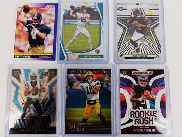 8 NFL Quarterback Rookie Football Cards