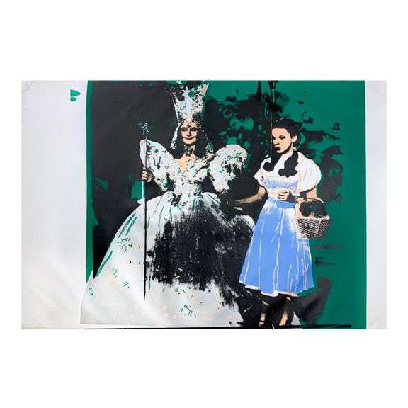 "Dorothy and the Good Witch" by Steve Kaufman (1960-2010)