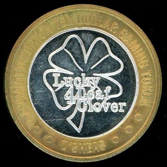 O'Shea's Casino Limited Edition Leprechaun .999 Silver $10 Gaming Token