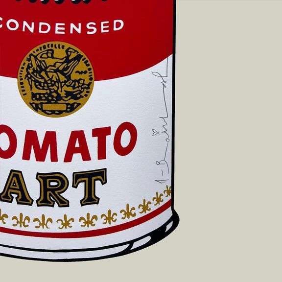 "Tomato Pop (Off-White)" by Mr. Brainwash