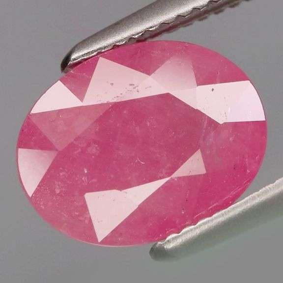 Bold! Heated only pinkish red 2.08ct Ruby! It's REAL!