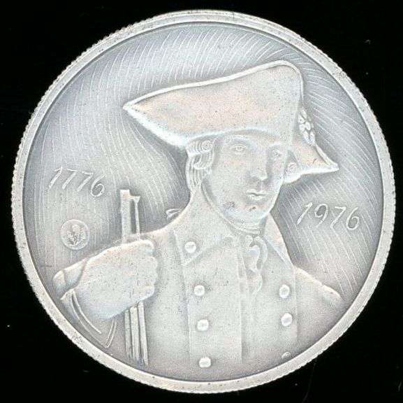 Bicentennial Minuteman 1 Troy Ounce Silver Round