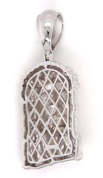 925 Sterling silver religious Jesus head pendant
