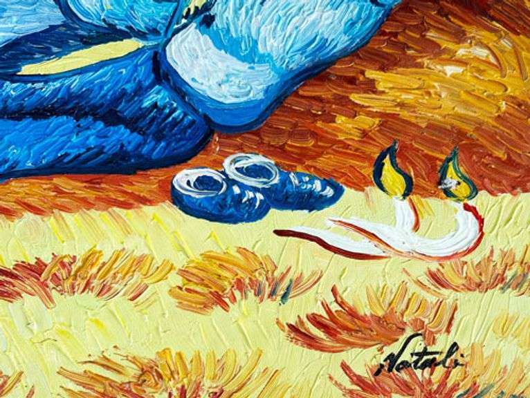 VERY NICE UNIQUE OIL PAINTING ON CANVAS