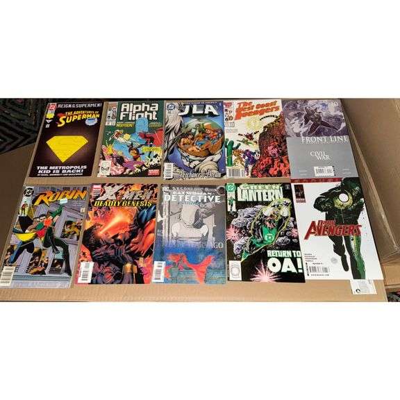 Assorted Comic Book Collection Lot of 10 Mixed