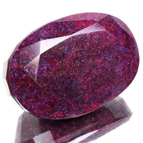 Magnificent Huge Museum Size 1000 Ct Certified Red Ruby Solitaire