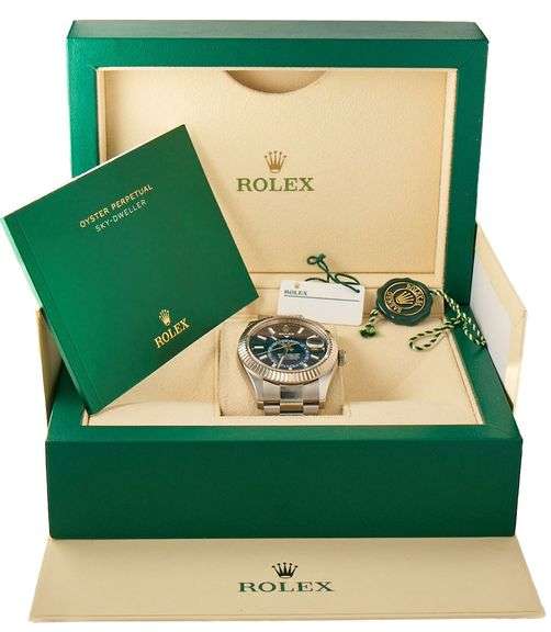 Rolex Sky-Dweller 326934, 42mm, Blue Dial, Stainless Steel Men’s Watch