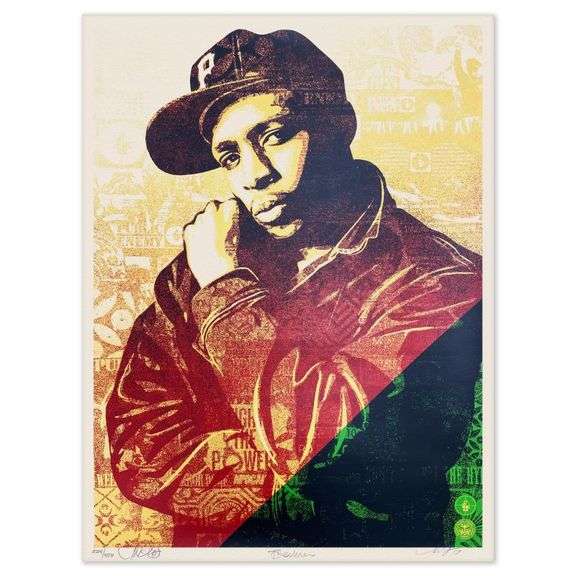 "Chuck D Collage" by Shepard Fairey & Janette Beckman