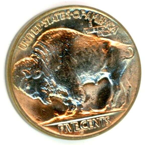 Gem BU Jefferson Nickel from 1938-D